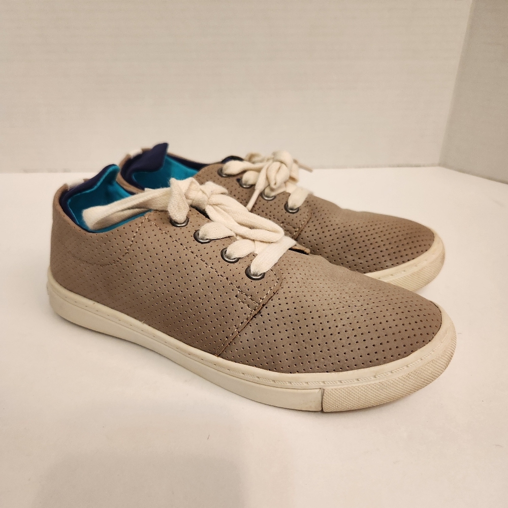 SPROX Boys Tan Lace-up Breathable Sneaker Shoe Size 1M